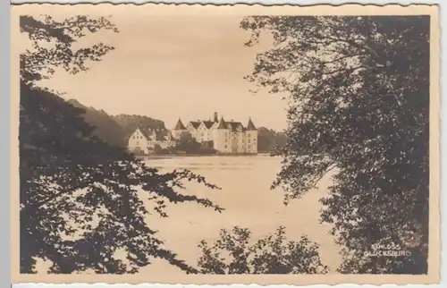 (18364) Foto AK Glücksburg (Ostseebad), Schloss Glücksburg 1929