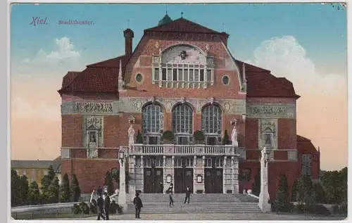 (114780) AK Kiel, Stadttheater 1916
