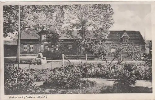 (113207) AK Brekendorf, Gaststätte zur Eiche, vor 1945