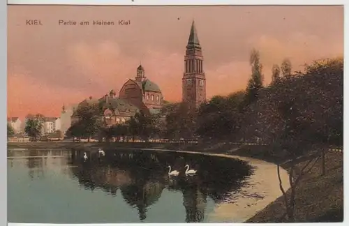 (11023) AK Kiel, Partie am kleinen Kiel 1910er