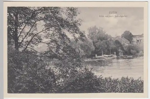 (10840) AK Eutin, Blick aus dem Schlossgarten vor 1945