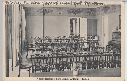 (106950) AK Amrum, Kinderheilstätte Satteldüne, Eßsaal 1928