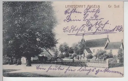 (105789) AK Großsolt i.d. Landschaft Angeln, 1920