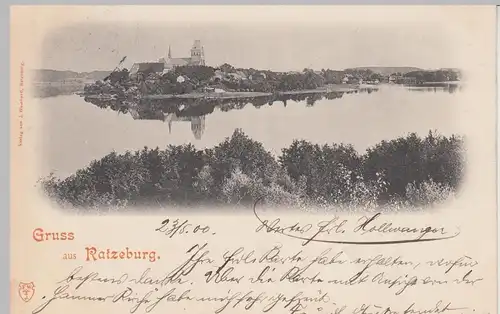 (104608) AK Gruss aus Ratzeburg, Panorama, 1900