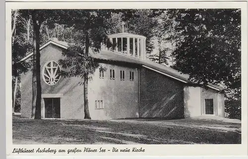 (100904) AK Ascheberg, Holstein, Michaelis Kirche, ab 1954