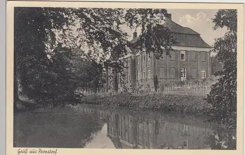 (100877) AK Gruß aus Pronstorf, Schloss 1942