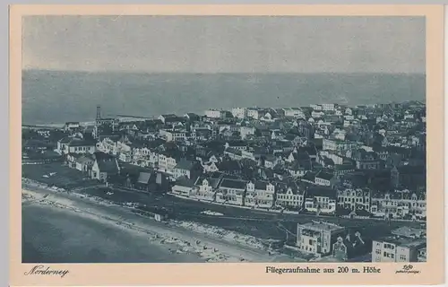 (100054) AK Norderney, Panorama, Luftbild, um 1922