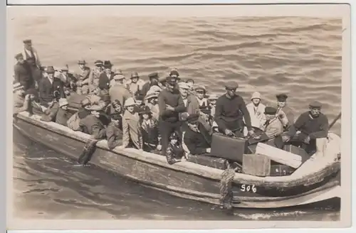 (6707) Foto AK Schiffe, Boot Helgoland, vor 1945