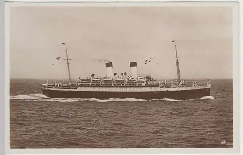 (33242) Foto AK Schiff "M.S. Monte Olivia", vor 1945
