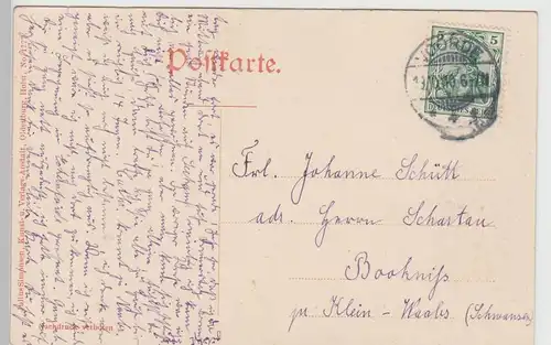(101509) AK Kellersee, Boote "Karl Maria von Weber" u. "Ingeborg" 1910