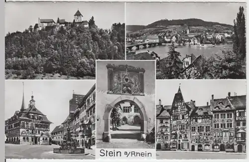 (14018) Foto AK Stein am Rhein, Mehrbildkarte, nach 1945