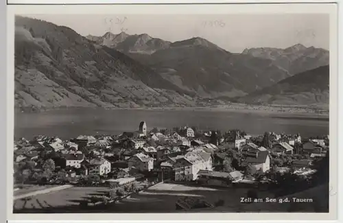 (9835) Foto AK Zell am See, Panorama, Tauern 1938