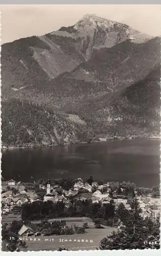 (8184) Foto AK Sankt Gilgen, Panorama, Schafberg, nach 1945