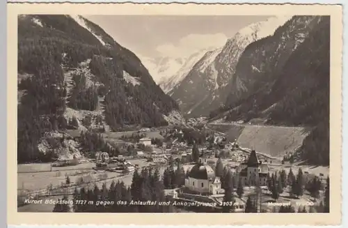 (6996) Foto AK Böckstein, Panorama, Anlauftal, Ankogelgruppe 1941