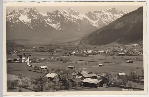 (44342) Foto AK Maishofen, Panorama, 1930er/40er