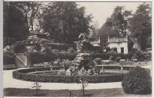 (4109) Foto AK Salzburg, Mirabellgarten, Pegasus, Vogelhaus 1932