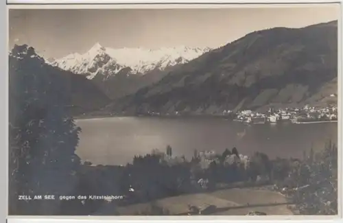 (3059) Foto AK Zell am See, Panorama, Kitzsteinhorn 1928