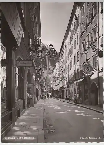 (27621) Foto AK Salzburg, Getreidegasse, nach 1945