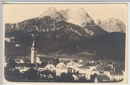 (23802) Foto AK Saalfelden am Steinernen Meer, Panorama 1930