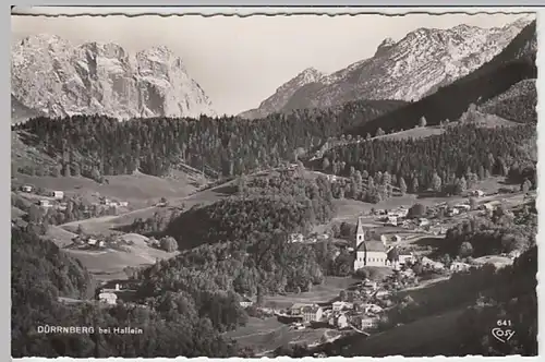 (23051) Foto AK Dürrnberg, Hallein, Panorama 1954