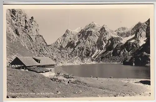 (21512) Foto AK Tappenkarsee, Almhütte, vor 1945