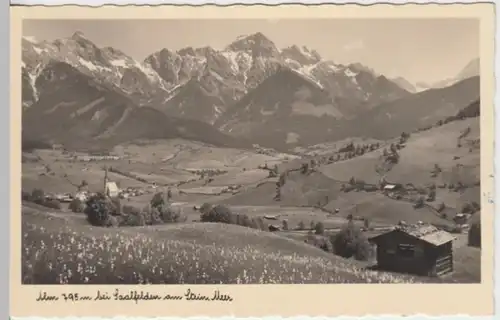 (15535) Foto AK Saalfelden am Steinernen Meer, Alm 1942