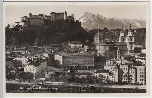 (14496) Foto AK Salzburg, Österr., Festung Hohensalzburg 1938