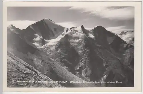 (14468) Foto AK Gr. Wiesbachhorn, Kaindlgrat, Bratschenkopf, nach 1945