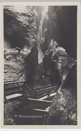 (13878) Foto AK Weißbach bei Lofer, Seisenbergklamm, vor 1945