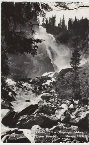 (13757) Foto AK Krimml, Oberer Wasserfall, nach 1945