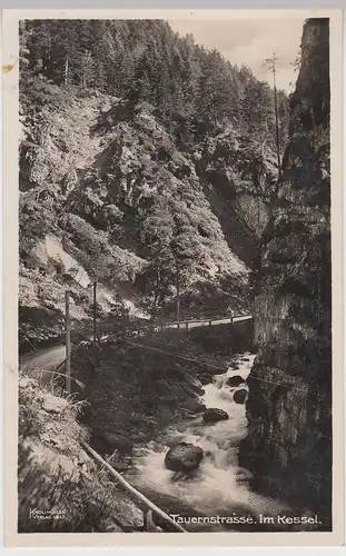 (114379) Foto AK Tauernstraße, Im Kessel, Feldpost 1942