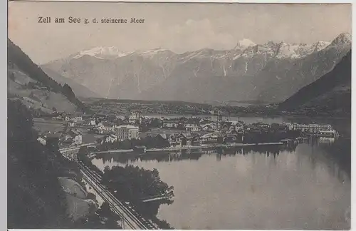 (113826) AK Zell am See, Panorama, Steinernes Meer 1907