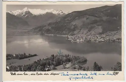 (11334) Foto AK Zell am See, Panorama 1940er