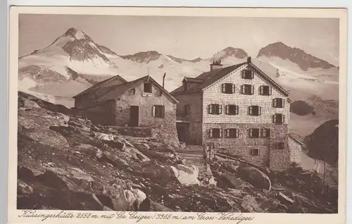 (108620) AK Kürsingerhütte m. Gr. Geiger am Großvenediger, vor 1945