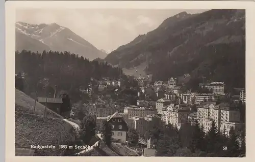 (107554) Foto AK Badgastein, Bad Gastein, Gesamtansicht, vor 1945