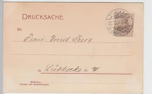 (99870) AK Gruß aus Globenstein, Holzwarenfabrik C. L. Flemming 1904