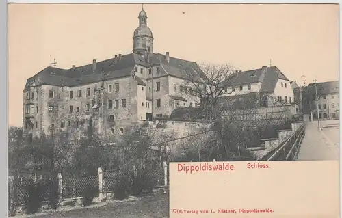 (99846) AK Schloss Dippoldiswalde, bis 1905