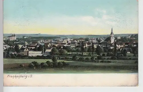 (99809) AK Frankenberg, Sachsen, Panorama 1910