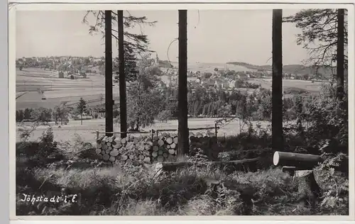 (99800) Foto AK Blick nach Jöhstadt, Erzgebirge 1936
