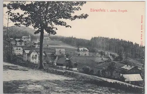 (99786) AK Bärenfels, Erzgebirge, Panorama 1908