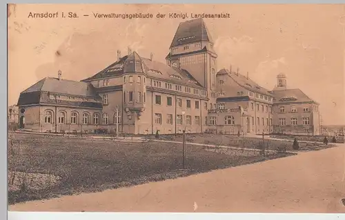 (99763) AK Arnsdorf, Landkr. Bautzen, Königl. Landesanstalt 1917