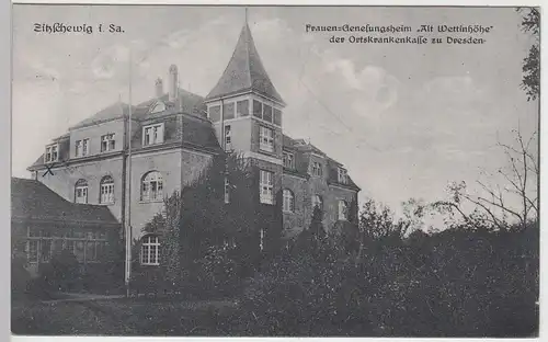 (99759) AK Zitzschewig, Frauengenesungsheim Alt Wettinhöhe 1910er