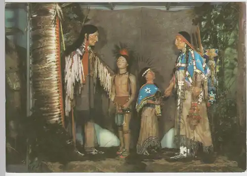 (99732) AK Radebeul, Indianer-Museum, Prärie-Indianer, 1975