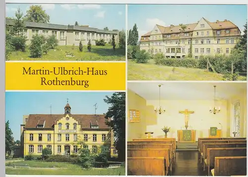 (99628) AK Rothenburg Oberlausitz, Mehrbildkarte, 1988