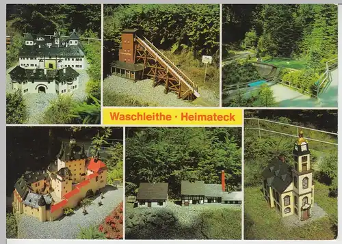 (99379) AK Waschleithe, Heimateck, Mehrbildkarte, 1986