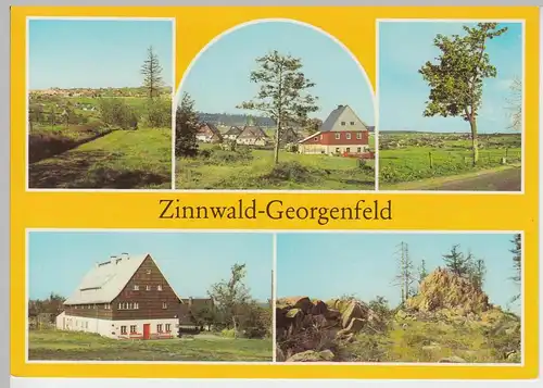 (99371) AK Zinnwald-Georgenfeld, Mehrbildkarte, 1983