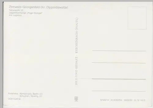 (99371) AK Zinnwald-Georgenfeld, Mehrbildkarte, 1983