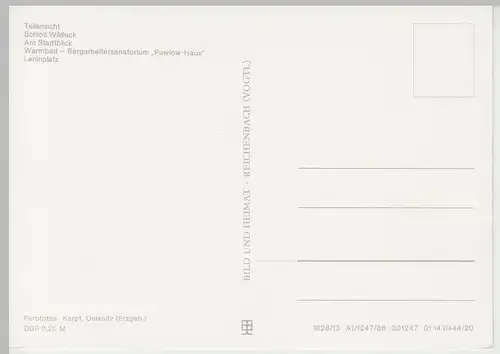 (99355) AK Zschopau, Mehrbildkarte, 1986