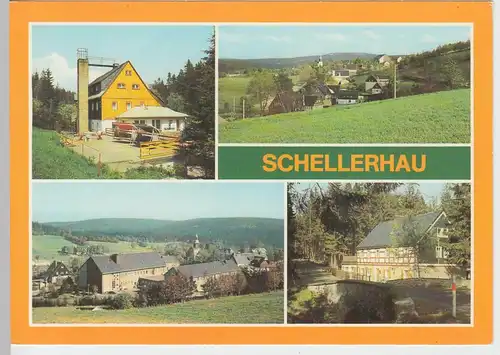 (99206) AK Schellerhau, Mehrbildkarte, 1983