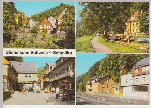 (99165) AK Sächsische Schweiz, Schmilka, Mehrbildkarte, 1983